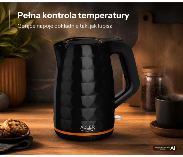 Adler Czajnik plastikowy 1,7 L - 1587337 - zdjęcie 9
